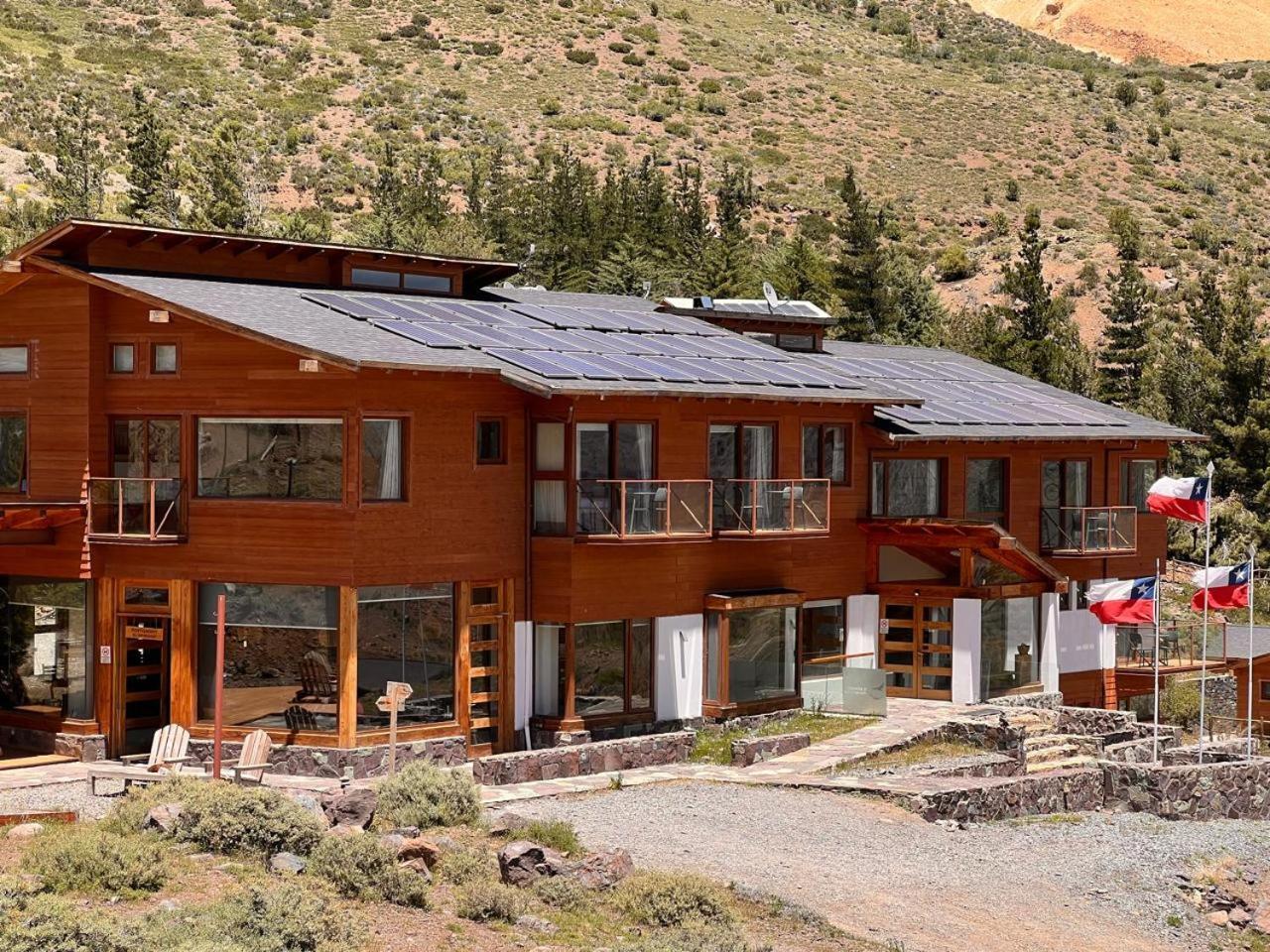 Lodge El Morado Refugio Lo Valdes ภายนอก รูปภาพ