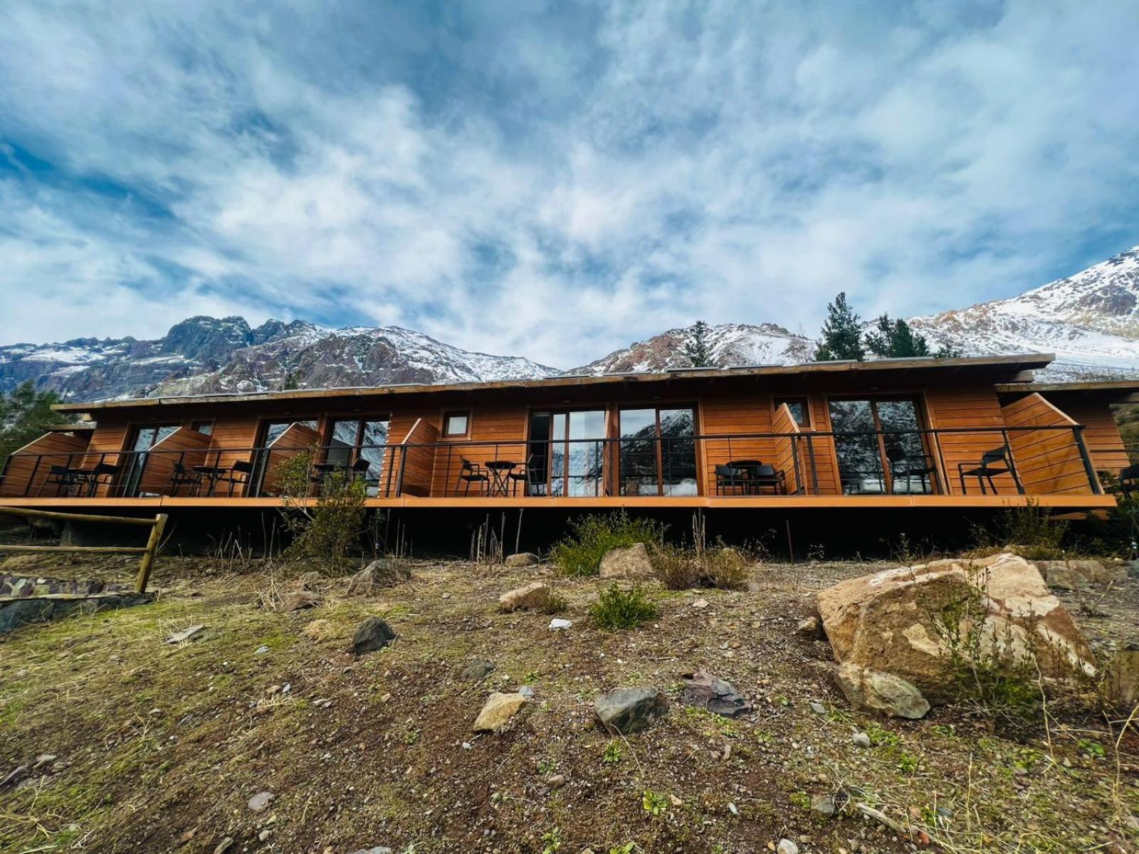 Lodge El Morado Refugio Lo Valdes ภายนอก รูปภาพ