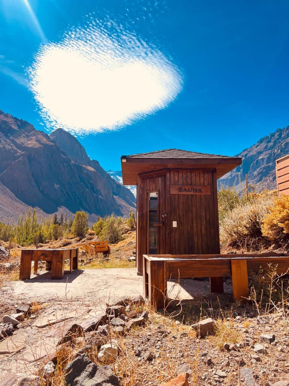 Lodge El Morado Refugio Lo Valdes ภายนอก รูปภาพ
